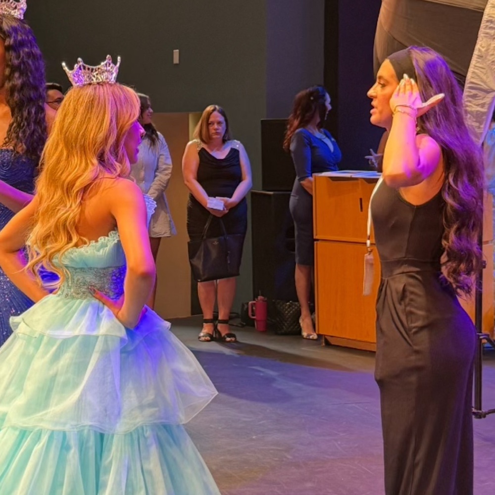 Sherri Hill Strapless Light Blue Dress - Picture 9 of 10